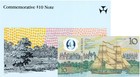 Reserve Bank Australia  10 1988 Commemorative Prefix Aa  Polymer Gem U W  Folder