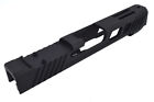 Lightening Cut Slide For Glock 48 G48 - Hgw Titan Rmsc - 17-4ph Black Stainless