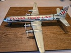 Japan Bat  Op  Tin Litho Toy Airplane Marx Flying Tiger Line 20 Inches