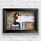 Lynyrd Skynyrd Billy Powell 12x18in Billy Powell Piano Poster  Free Shipping Us