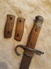 Japan Arisaka  Type30 Bayo Wooden Grips  Repro  Tinted Nutwood  