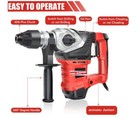 Rotary Hammer Drill With Vibration Control And Safety Clutch