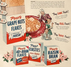 1950 Post Cereal Advertisement Toasties Bran Raisin Grape Nuts Vintage Print Ad