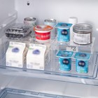 Refrigerator Organizer Shelf Rack Stackable Clear Storage Rack For Cabinet