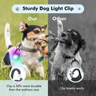      2 Pack Led Dog Collar Lights  Rechargeable Clip-on Safety Light  4 Modes  Ip6