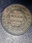 1835 Classic Half Cent  Xf Condition brown In Color  Nice Overall  No Problem   