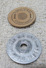 6 Vintage Oklahoma Old Age Assistance Sales Consumers Tax Tokens  1   5