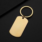 Custom Word Keychain Metal Key Tag     Engraved Keepsake Gift For Language Lovers
