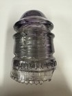 Hemingray No 12 Purple Colored Patent May 2  1893 Vintage Glass Insulator