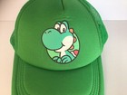 Vintage Yoshi Nintendo Super Mario Green Trucker Hat Cap Mesh Snapback Oscaps