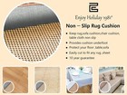 Non Slip Area Rug Pad Gripper Strong Grip Carpet Pad For Area Rug Hardwood Floor