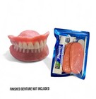 Diy Denture Reline Gum Material 4 Reusable Pink Strips Craft Dentures Non Toxic