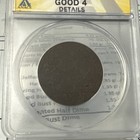 1787 1c Fugio Cent  Anacs Good 4 Detail- Heavily Corroded