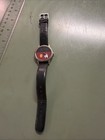 Vintage Exclusive Disney Mickey Mouse Watch Mc 0239 Black Red W leather Band Sii