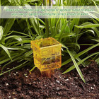 5pcs Outdoor Rain Gauge Dual-scale 1 5  Wide Mouth For Garden Yard
