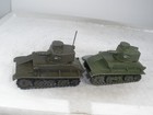 England Dinky Toys  152a    rare Brown    Light Tank Complete All Original