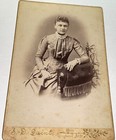 Victorian American Nh Idd Woman Bertha Gillingham Cabinet Photo Rare Antique Us