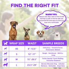 50 Count Disposable Male Dog Wraps  Male Dog Diapers  Super Absorbent X-small