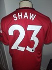 Men s Nwt Adidas Manchester United Luke Shaw 23 Home Jersey - Size Medium 