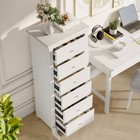 6-drawer Tall Storage Dresser Chest Of Drawers For Living Bedroom Ample Storage