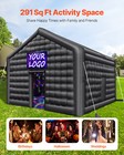 Inflatable Nightclub 17 7 X 16 4 X 13 9 Ft Blow Up Party Tent With Lights