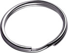 100-pack Split Key Rings  1 Inch 25mm  - Silver Nickel Metal Keychain Rings For