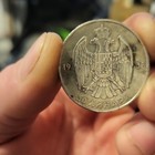 Yugoslavia 50 Dinara Silver Coin 1938 Uncertified Circulated Color  Silver