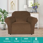 Stretch Velvet Chair Cover Sofa Covers For Living Room Armchair Cover Chair S   
