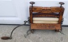 Antique Vintage Wood Universal Horse Shoe Clothes Wringer Primitive Advertising