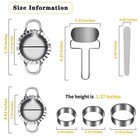 1 Stainless Steel Dumpling Mould Cutter Ravioli Pie Mold Pastry Tool Dough Maker