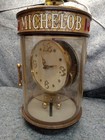 Vintage Michelob Beer Revolving Motion Lighted Clock Sign  Partially Works Read