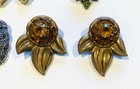 Vintage 1930s 1940s Lot Of 3 Dress Clips