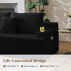 L-shaped Modular Sectional Sofa Set Corduroy Couch For Living Room With Chaise