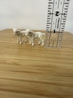 2 Vintage Hagen Renaker Miniature Lambs Baby Sheep  271  on The Farm 