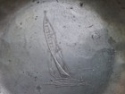 Vtg  Wendell August Forge Sailbost 5  Aluminum Dish