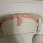 Antique Pink And White Shelf And Room Art Set For Little Girls Room 