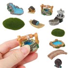 Miniature Fairy Garden Accessories Outdoor 10 Pieces Diy Crafts Kit For Dollhous