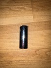 Vintage Silver And Turquoise   Coral Cigarette Lighter Cover Case Navajo 