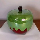 Disney Villains Halloween Poison Apple Cookie Jar Canister Iridescent 7 In New