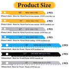 14 Pcs U-shank Jig Saw Blade Set  Jigsaw Blades Fit Vast Majority U Silver