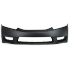 Front Bumper Cover And Grille Kit For 2009-2011 Honda Civic Sedan Primed