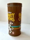 Vintage 1988 Purina Hearty Chews Dog Snack Treats Tin Advertising Memorabilia