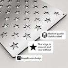 American Flag 201 Stainless Steel 50 Stars Stencil  Metal Flag Templates  For Ca