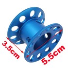 15m 20m Mini Scuba Diving Spool Finger Reel Bolt Snap Hook 