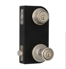 Kwikset Tylo Antique Brass Entry Door Knob Double Cylinder Deadbolt 96950-164