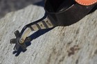 Bob Blackwood Bb Handmade Black Steel Cowboy Spurs W  Nos Don Brown Spur Straps