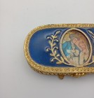 Vintage Estee Lauder Compact Enameled Solid Perfume Lipstick 