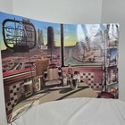 Vintage Miller Lite Beer Lite Diner College Poster 20 X 30    Man Cave 1987 Desert