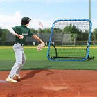 Baseball Rebounder Net 4x4 5ft Volleyball Pitchback 3 Adjustable Angles