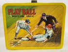 Vintage 1969  play Ball  Lunch Box   Thermos W spinner Game- 88 Rare
